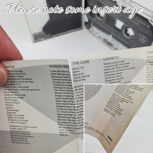 Megadeth Rust in Peace Cassette Tape VTG 1990 Thrash Metal 90s Tested - Picture 8 of 9